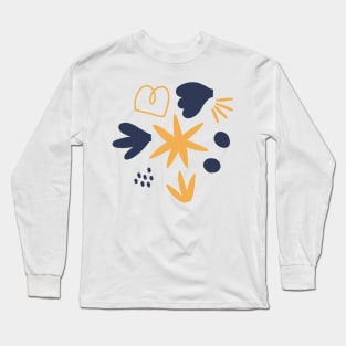 Summer Shape Illusustration Long Sleeve T-Shirt